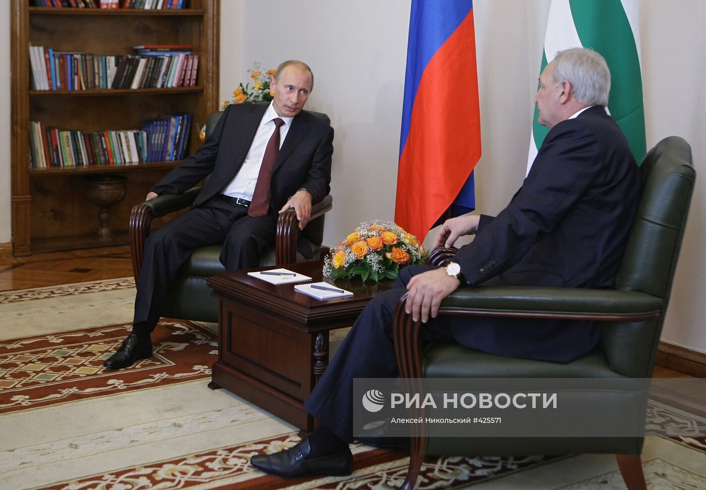 Рабочий визит премьер-министра РФ В.Путина в Республику Абхазия
