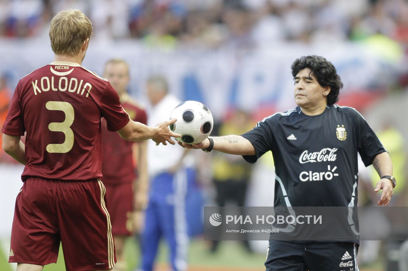 Товарищеский матч между сборными России и Аргентины в Москве
