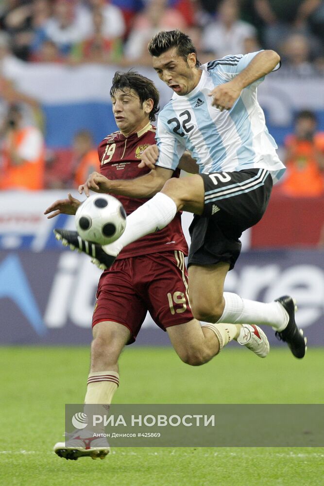 Товарищеский матч между сборными России и Аргентины в Москве