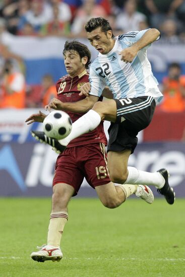 Товарищеский матч между сборными России и Аргентины в Москве