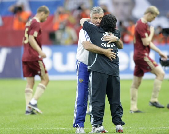 Товарищеский матч между сборными России и Аргентины в Москве