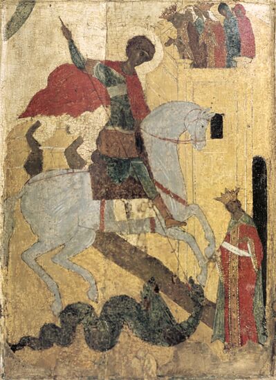 Икона "Чудо Георгия о змие"