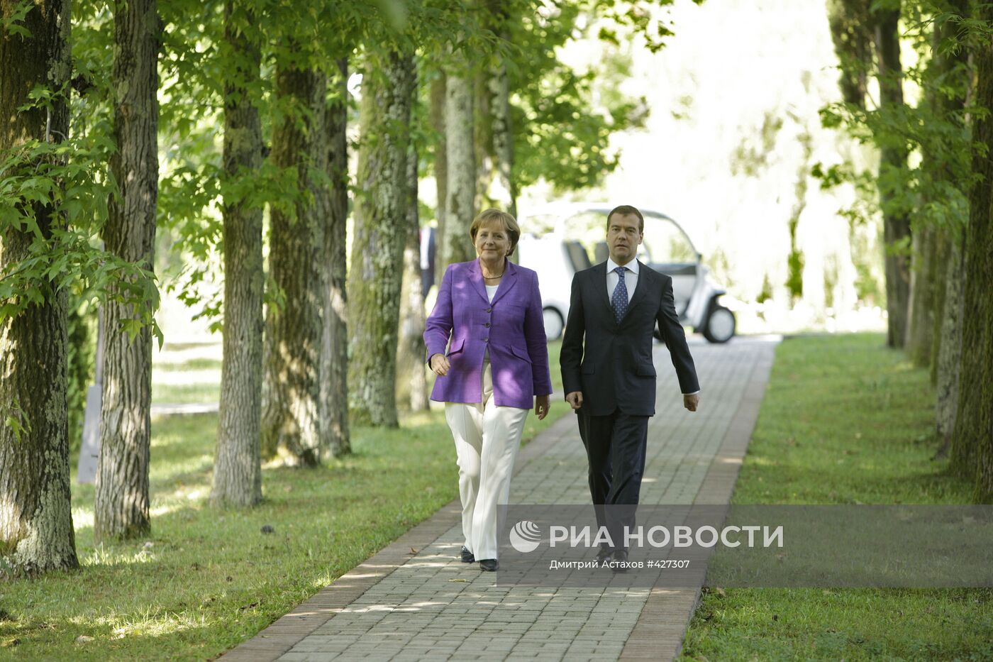 Д.Медведев провел встречу с А.Меркель в Сочи