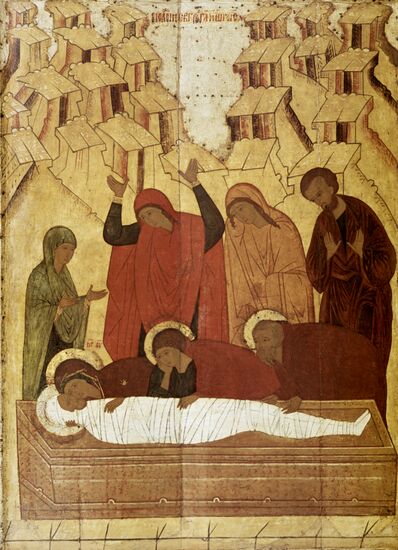 Икона "Положение во гроб"