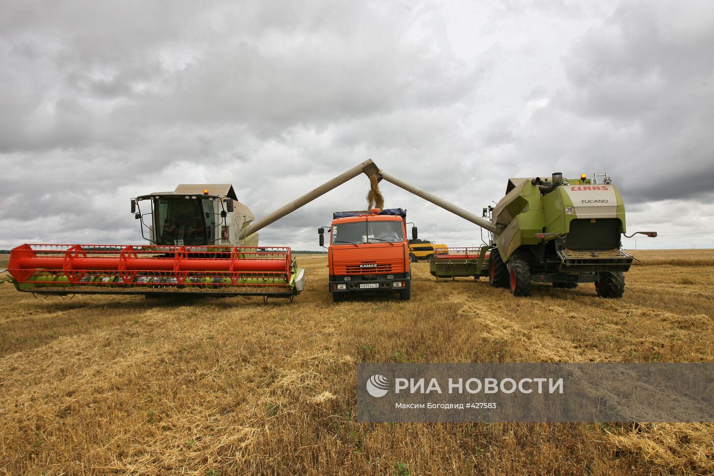 Уборка урожая на полях Татарстана