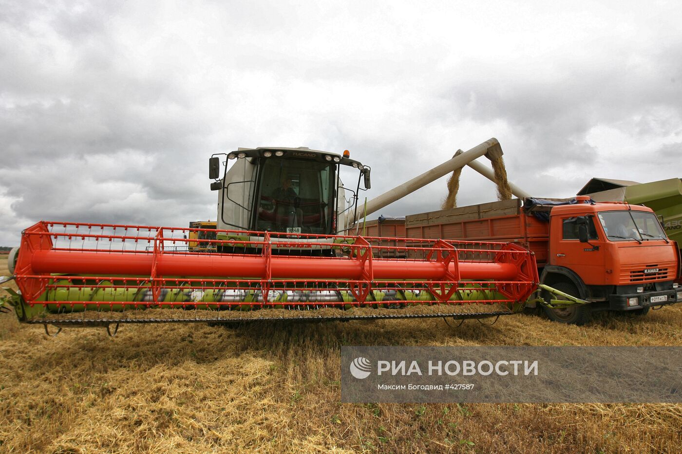 Уборка урожая на полях Татарстана