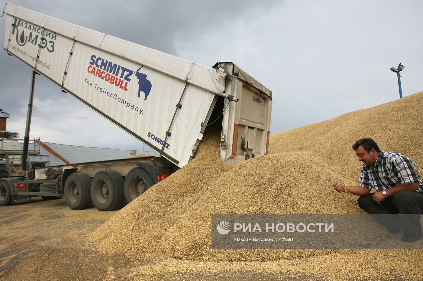 Уборка урожая на полях Татарстана