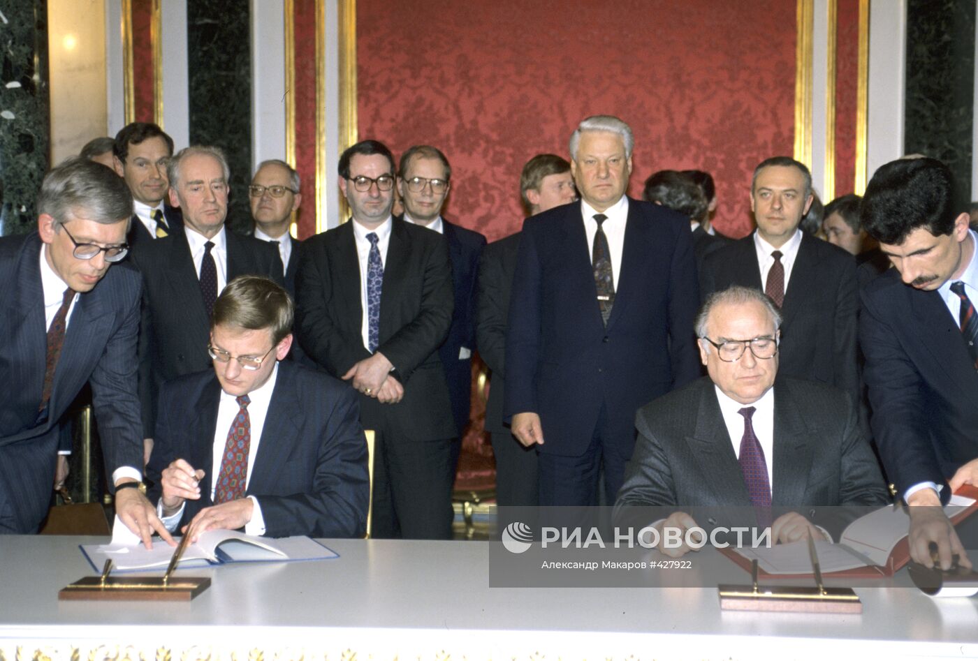 Виктор Черномырдин и Карл Бильд