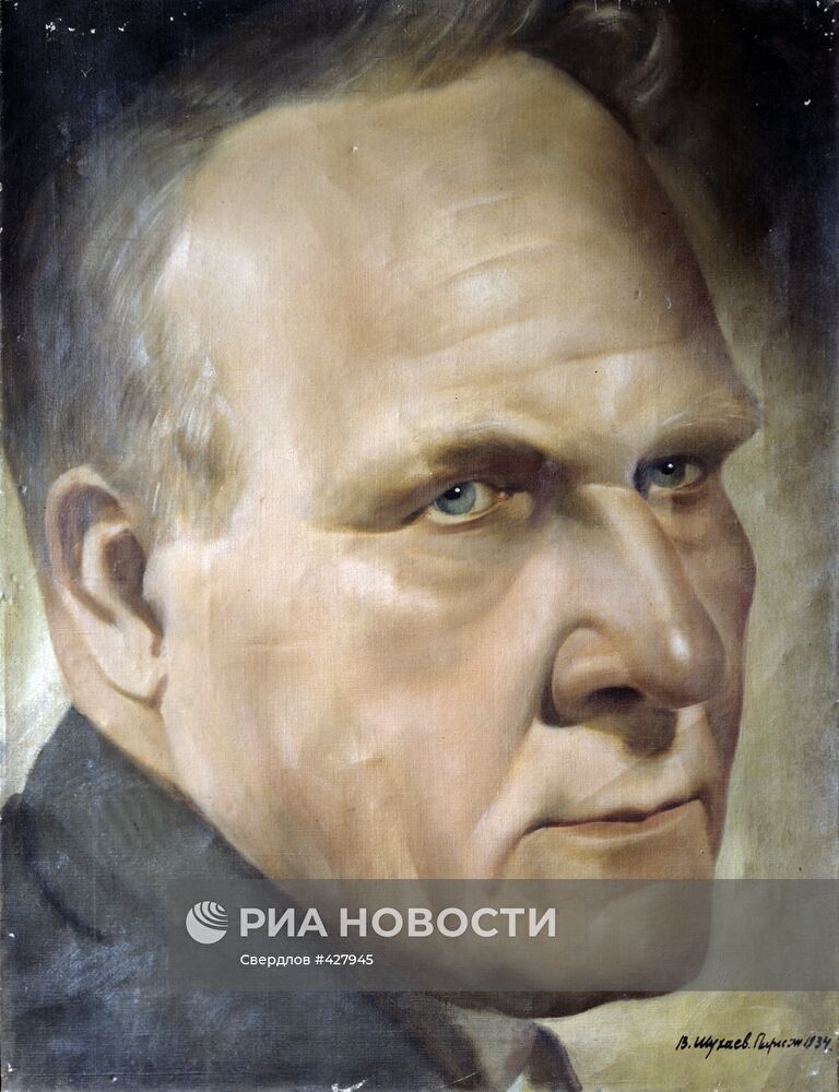 Портрет русского певца Федора Шаляпина