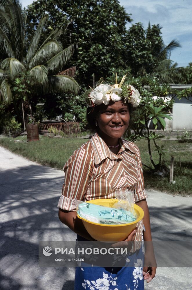 Полинезийская женщина