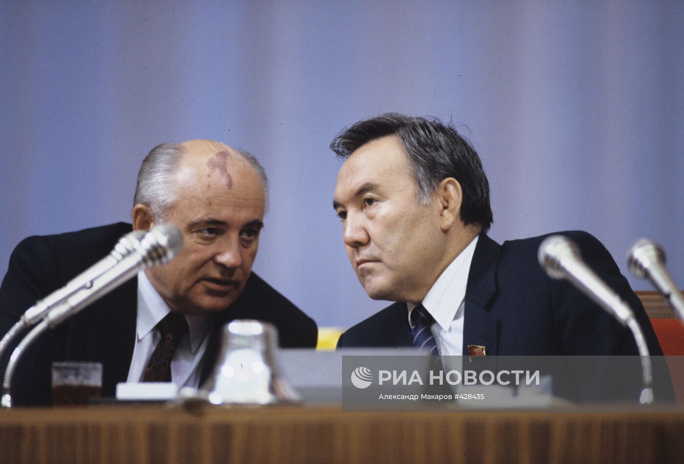 Михаил Горбачев и Нурсултан Назарбаев