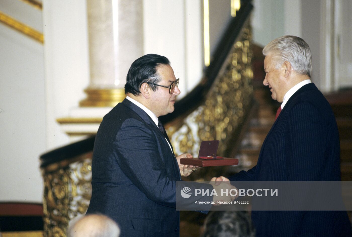 Борис Ельцин и Николай Петров