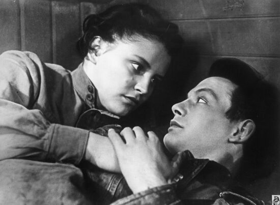 Кадр из фильма "Павел Корчагин", 1957 год