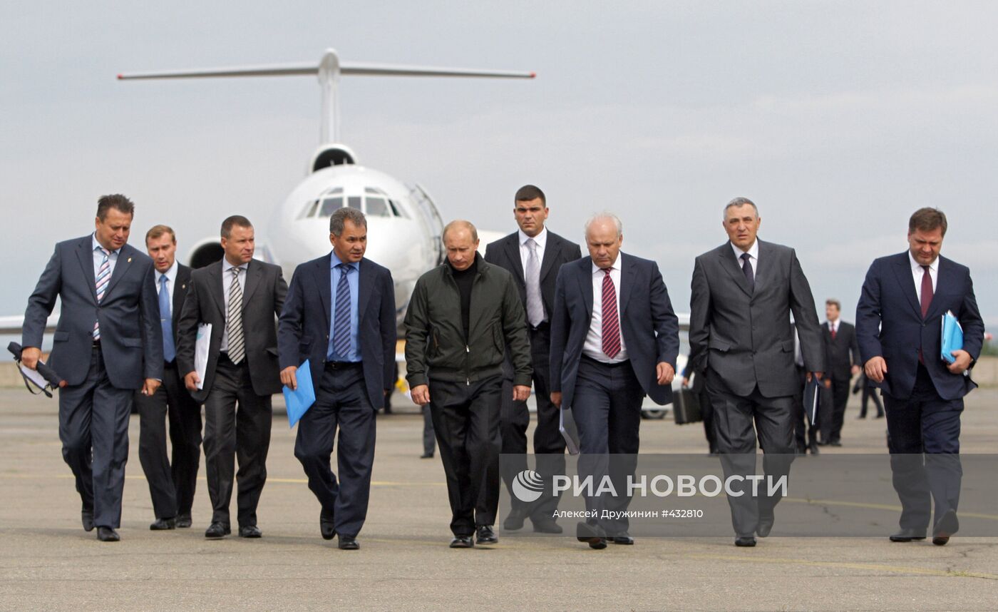 Рабочая поездка В. Путина в Абакан