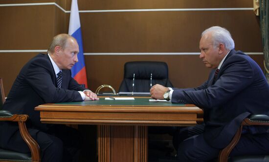 Встреча В. Путина с В. Зиминым