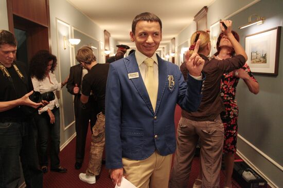 Александр Олешко. Съемки фильма "На измене"