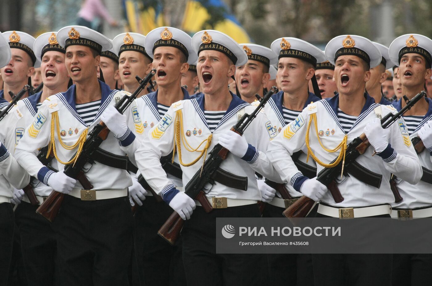 Военный парад в честь Дня независимости Украины в Киеве