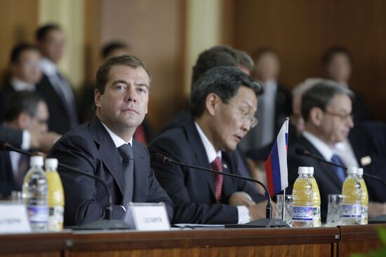 Д. Медведев. Российско-монгольские переговоры