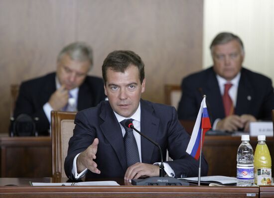 Д. Медведев. Российско-монгольские переговоры