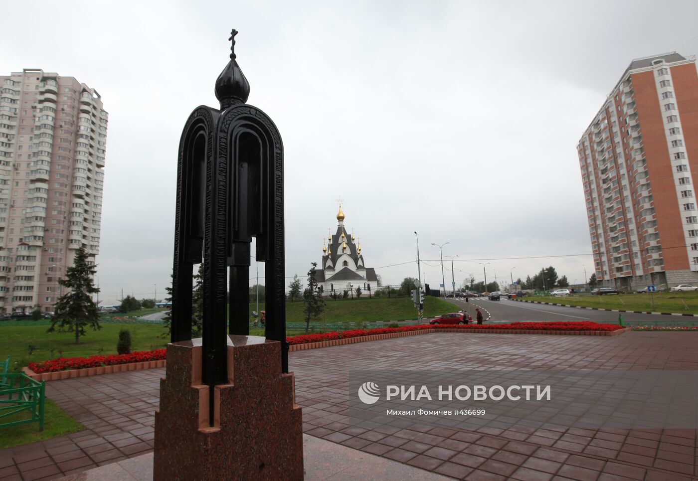 Место взрыва жилого дома №19 по улице Гурьянова