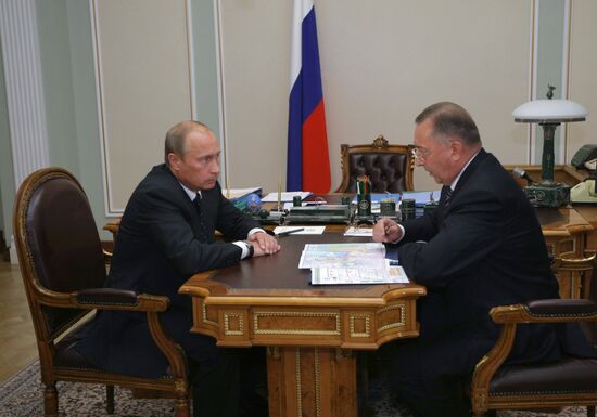 Встреча В. Путина с Н. Токаревым