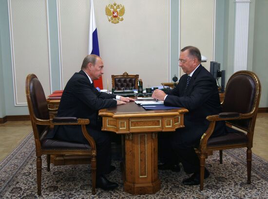 Встреча В. Путина с Н. Токаревым