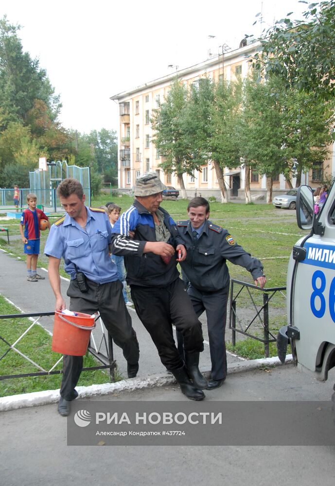 Антиалкогольный рейд сотрудников внутренних дел в Челябинске
