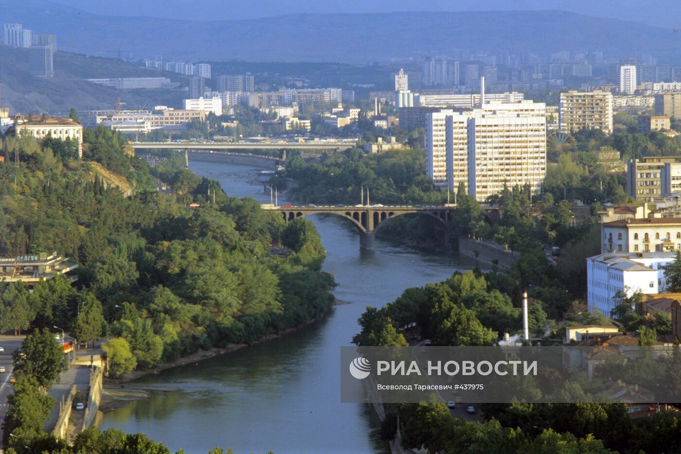 Панорама города Тбилиси.