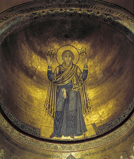 Мозаика "Мария-Оранта"