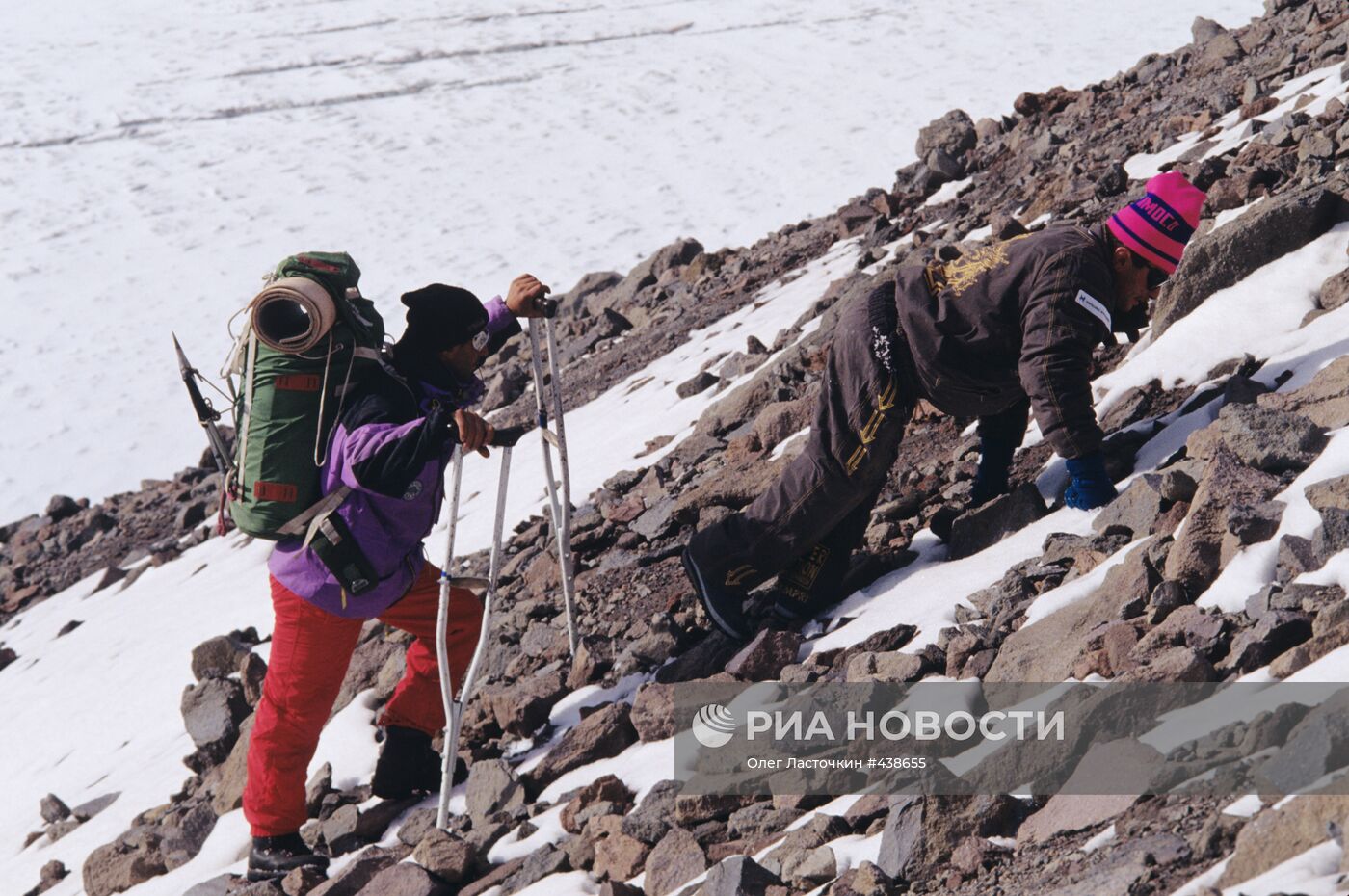 Восхождение инвалидов на вершину горы Казбек