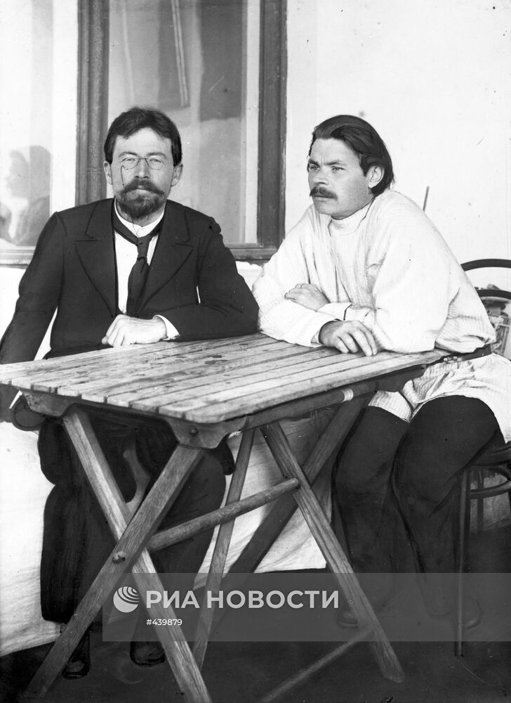 А.П. Чехов и М. Горький