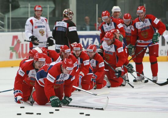 Олимпийский сбор российских хоккеистов