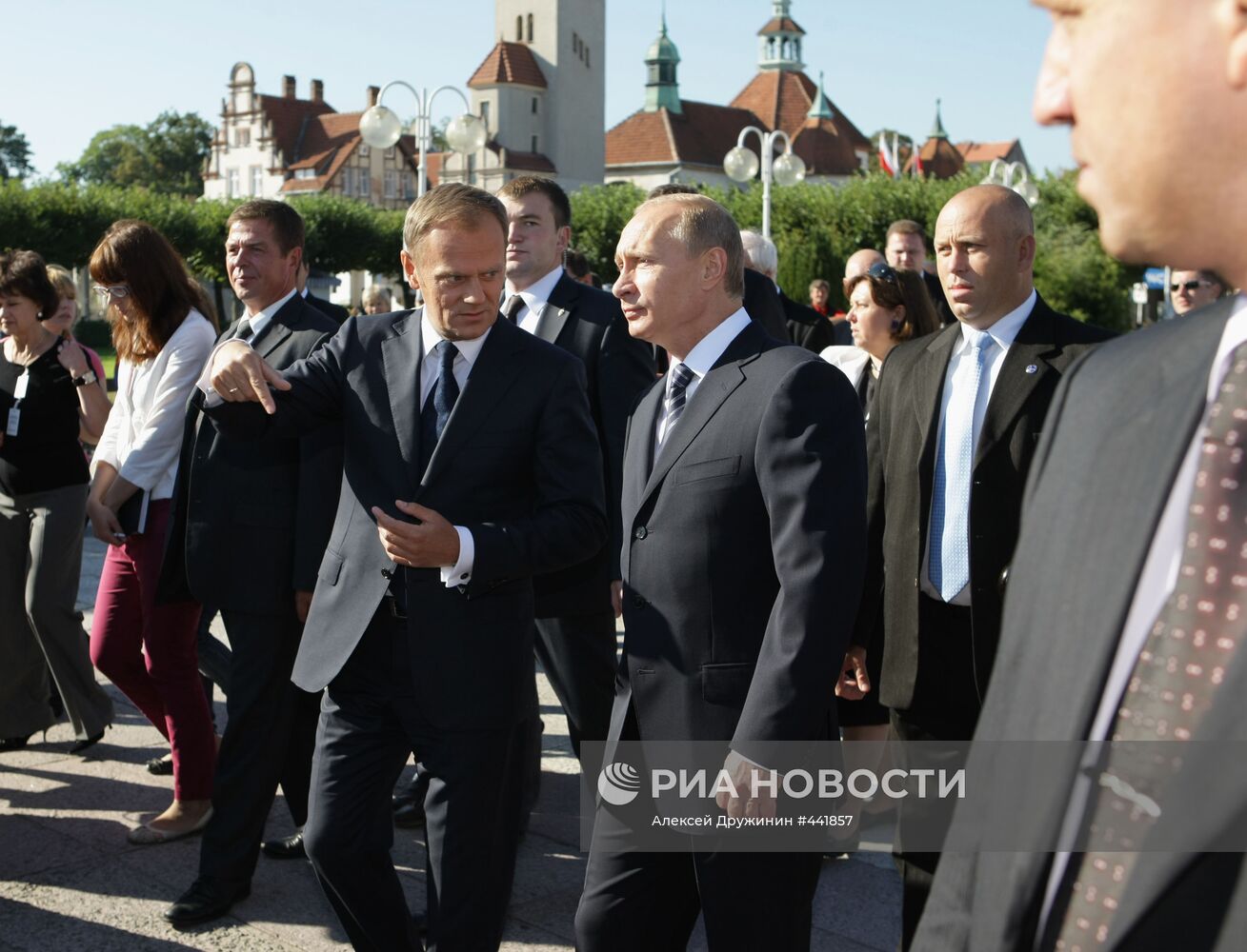 Рабочий визит премьер-министра РФ В.Путина в Польшу