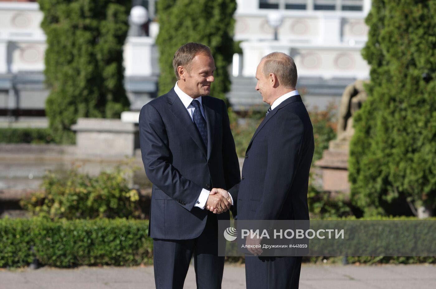 Рабочий визит премьер-министра РФ В.Путина в Польшу