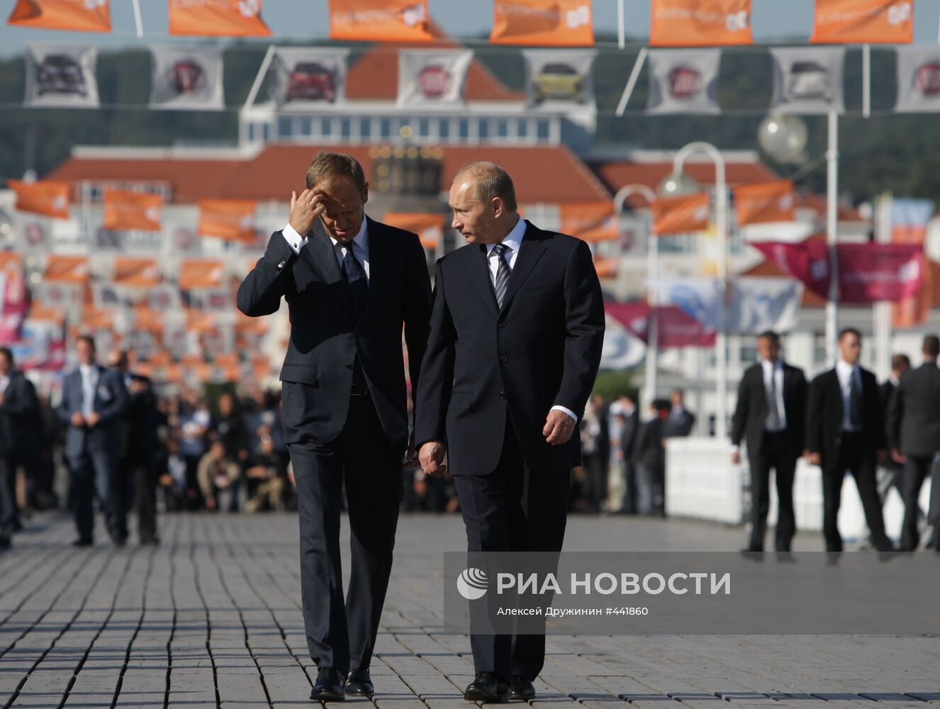 Рабочий визит премьер-министра РФ В.Путина в Польшу