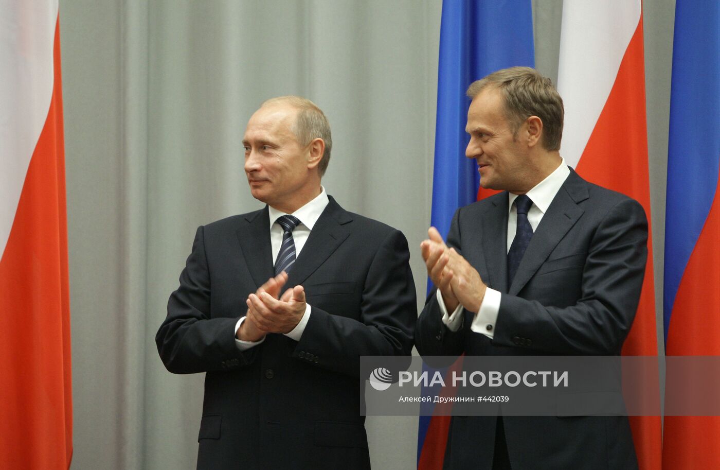 Рабочий визит премьер-министра РФ В.Путина в Польшу