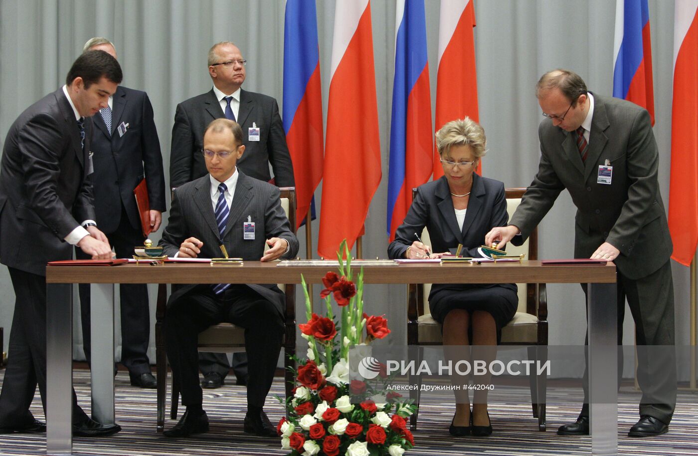 Сергей Кириенко и Ханна Трояновская