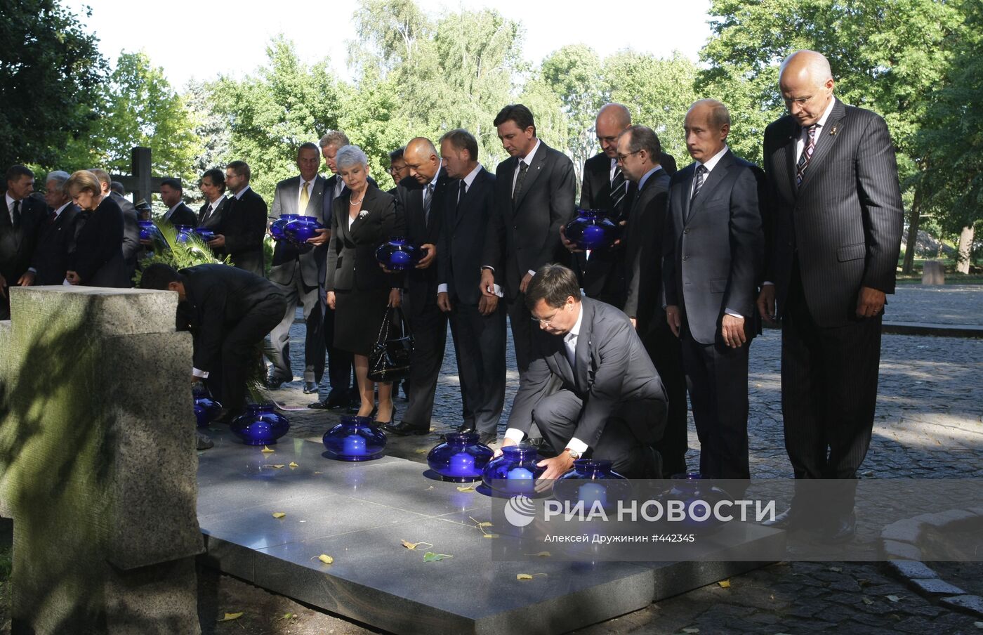 Рабочий визит премьер-министра РФ В.Путина в Польшу