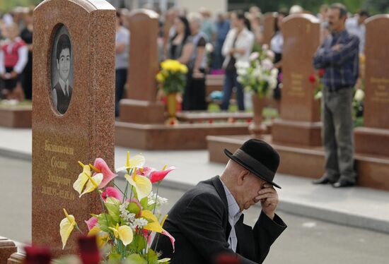 Траурные мероприятия в Беслане