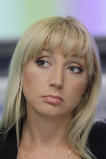 Пресс-конференция певицы Кристины Орбакайте в РИА Новости