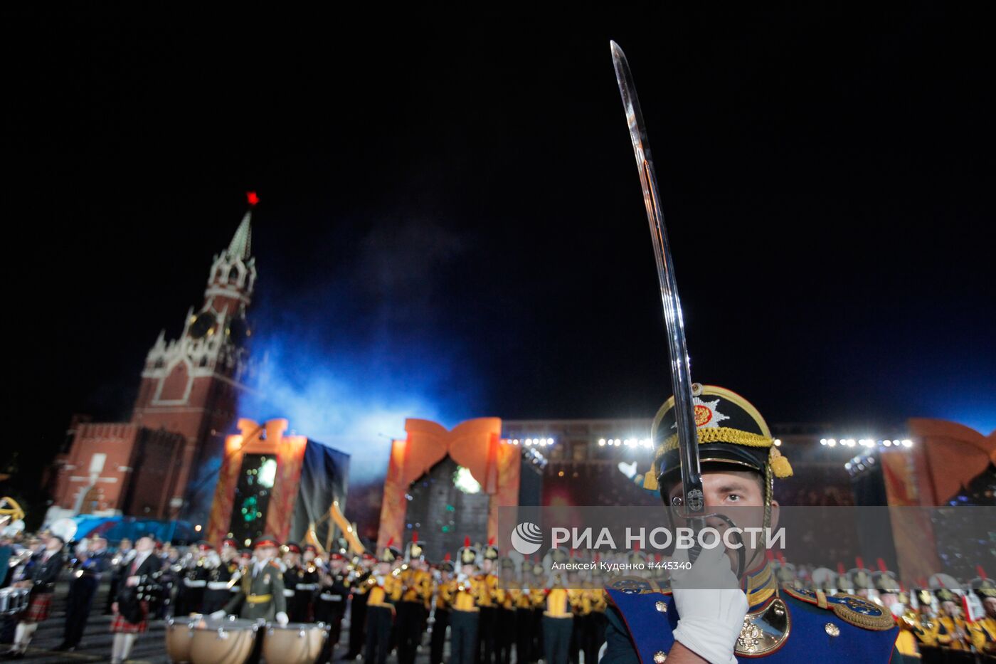 Репетиция фестиваля "Спасская башня" прошла на Красной площади
