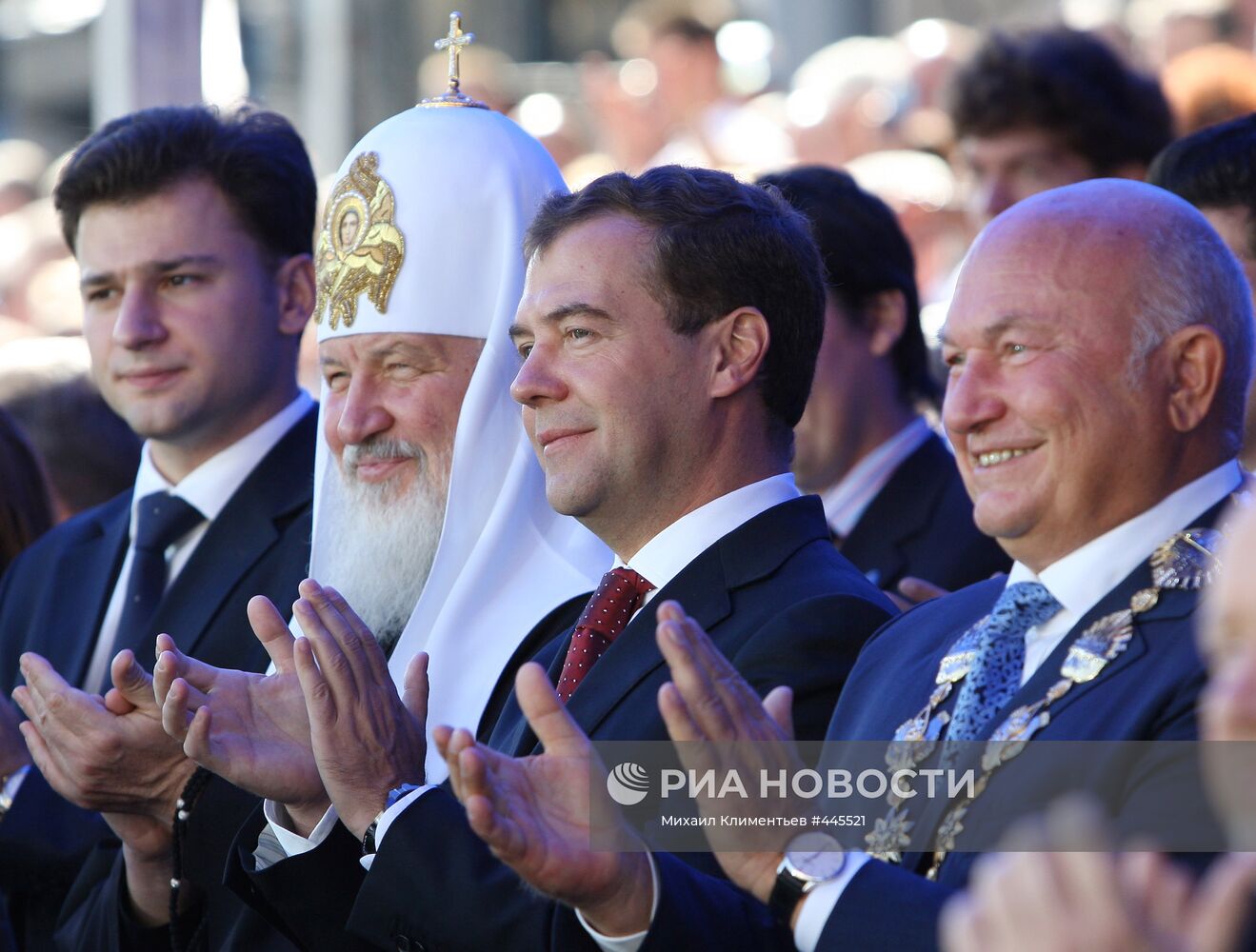 Президент РФ принял участие в церемонии открытия Дня города