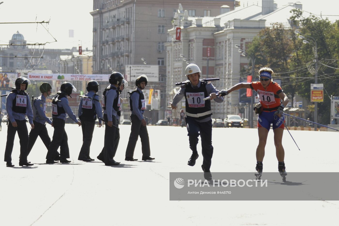 Комбинированная эстафета московской милиции прошла в Москве