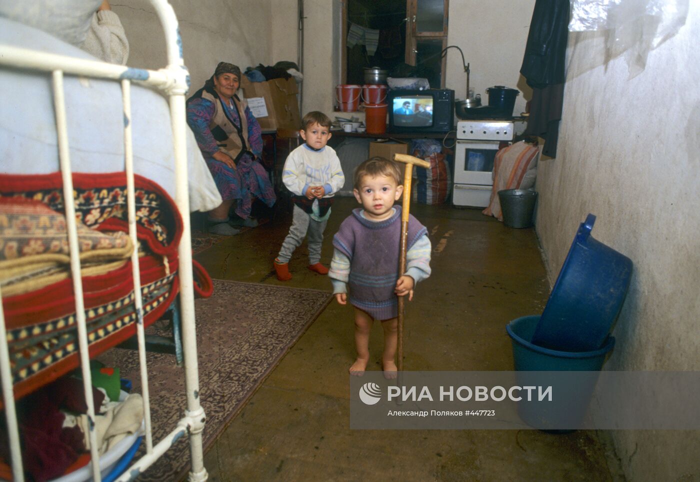 Дети беженцев из Чечни