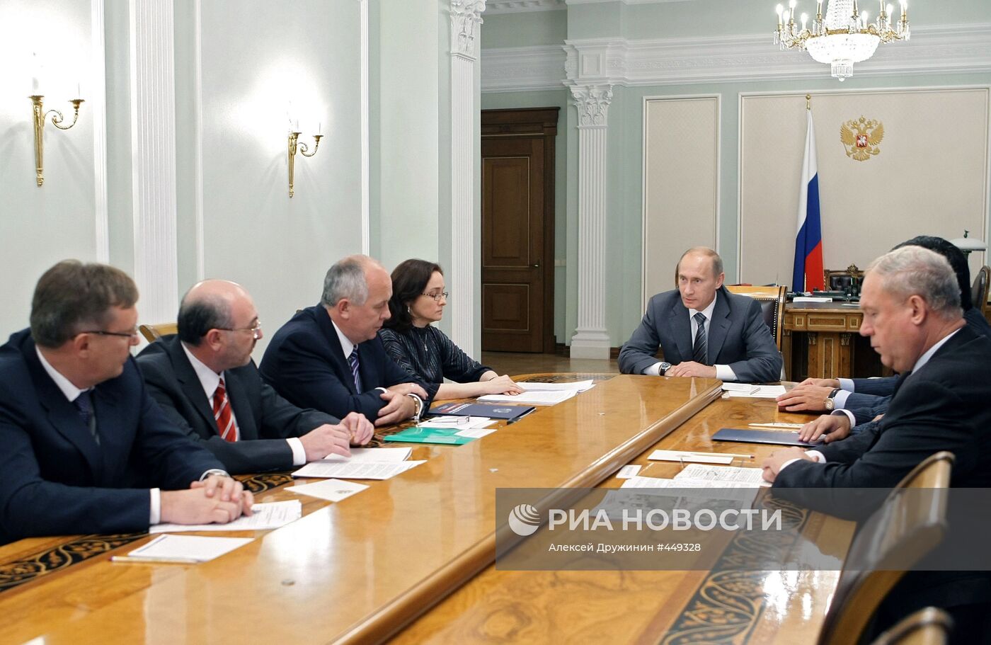 Встреча В.Путина с членами Бюро Союза машиностроителей России