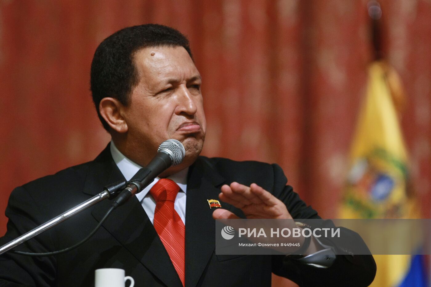 Президент Венесуэлы Уго Чавес прибыл с визитом в Москву