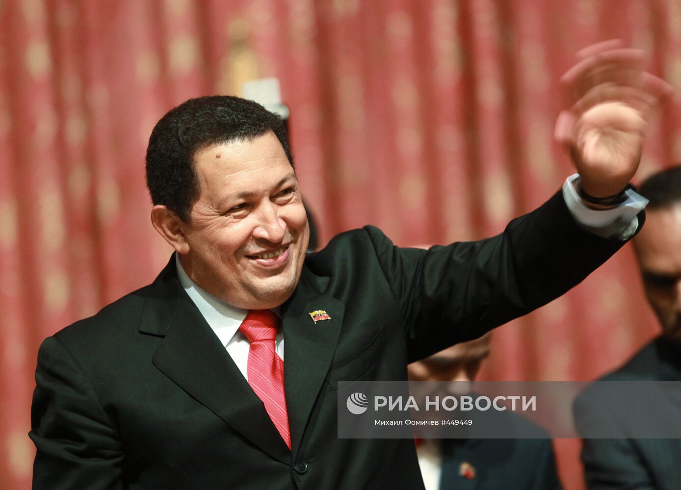Президент Венесуэлы Уго Чавес прибыл с визитом в Москву