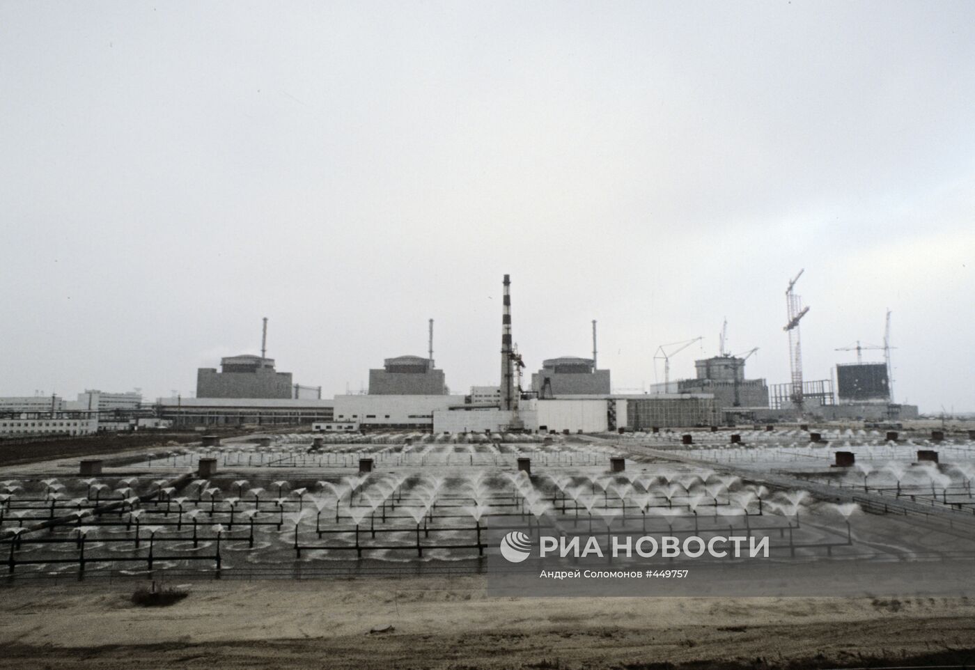Панорама Запорожской АЭС