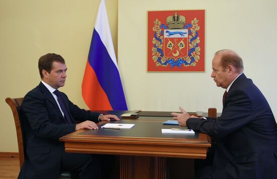 Встреча Д. Медведева с А. Чернышевым
