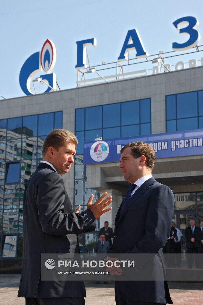 Рабочая поездка Д. Медведева в Оренбург